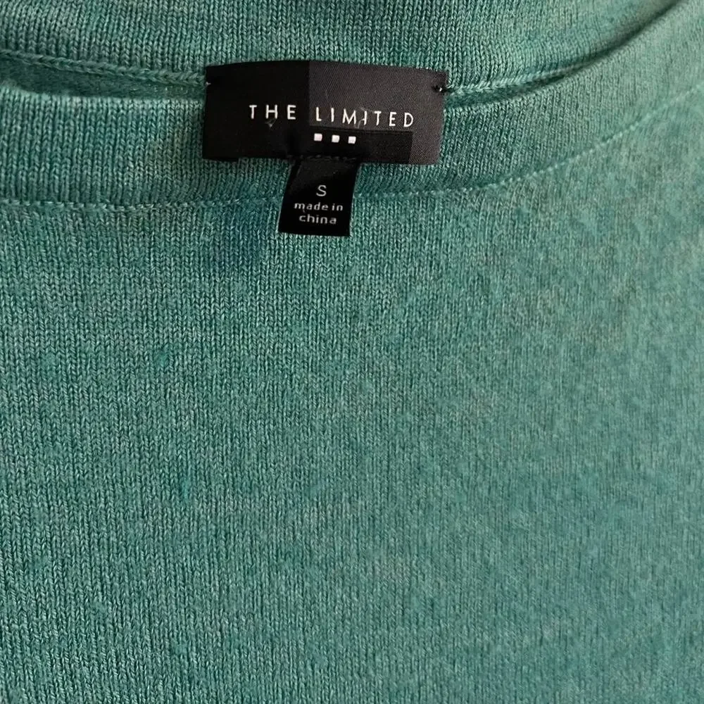 THE LIMITED Merino Wool Blend Boatneck Sweater